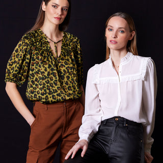 go frilled to bits top print