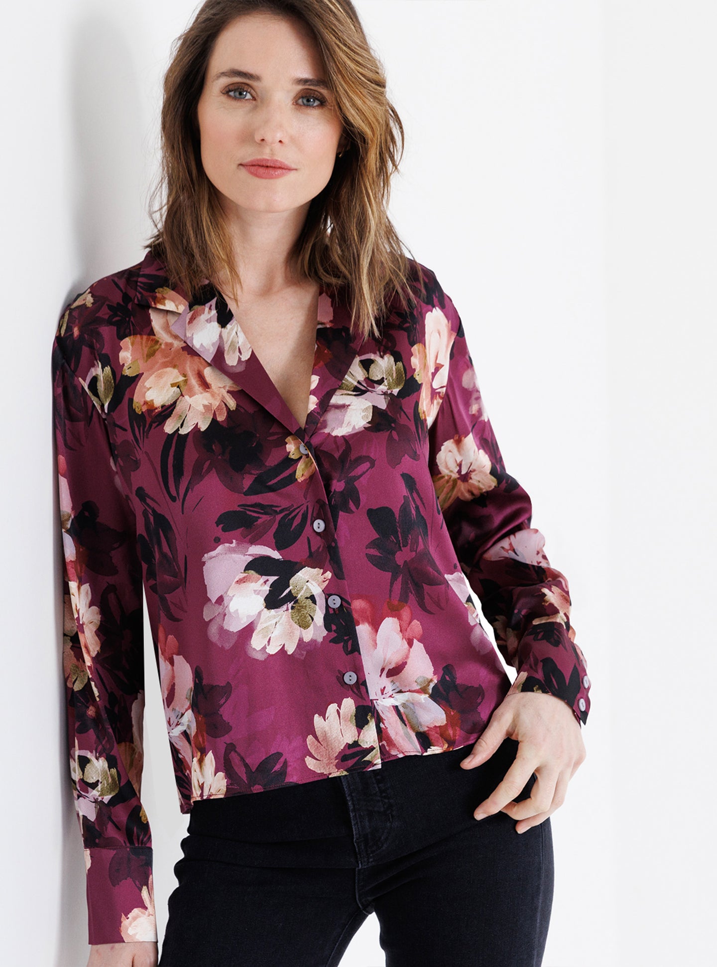 go top notch blouse print