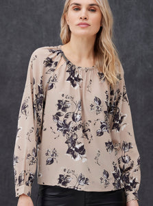 go cut above blouse print