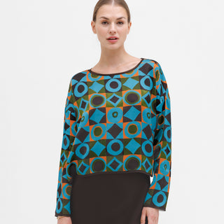 go on the edge top print