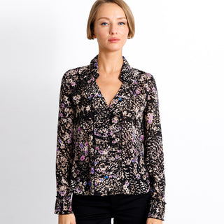 go rush to ruche blouse print