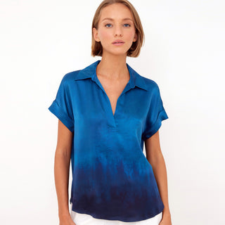 ICONIC go luxe polo top print