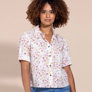 go cotton camp shirt print