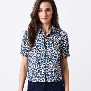 go cotton camp shirt print