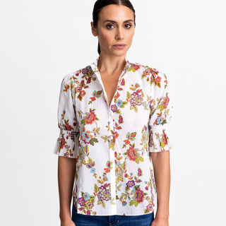 go cotton hannah top print