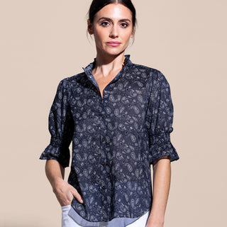 go cotton hannah top print