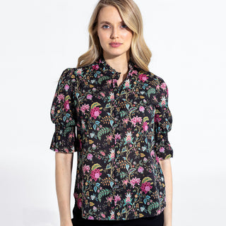 go cotton hannah top print