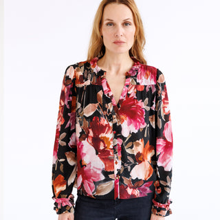 go girly blouse print