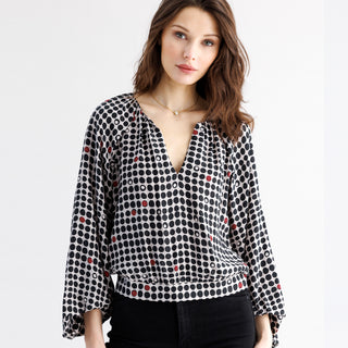 go bubbled up top print