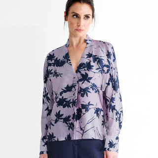 go frilled up top print
