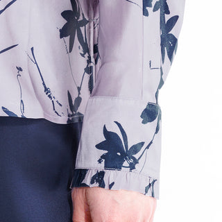 go frilled up top print