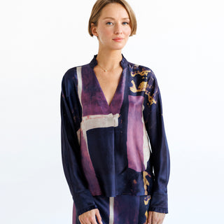 go frilled up top print