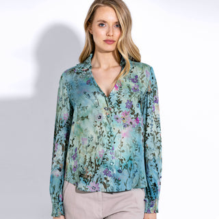 go frill-seeker blouse print