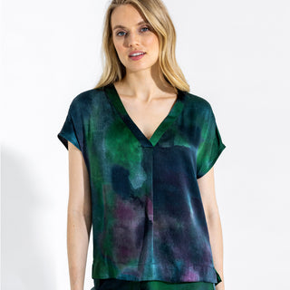 go luxe breezy tee print