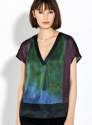 luxe breezy tee print