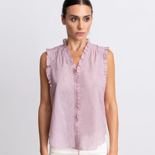 go cotton ruffle me up top