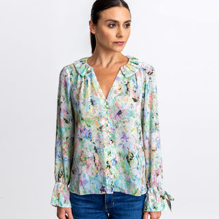 go l'amour blouse print