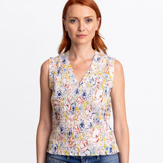 go cotton pucker top print