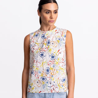 go cotton tuck it away top print