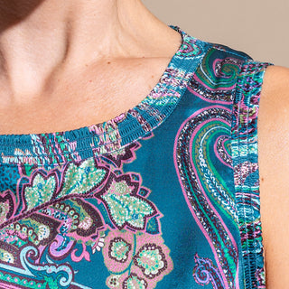 go ruched tee print