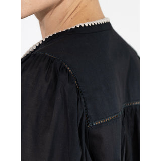 go cotton beat poet blouse