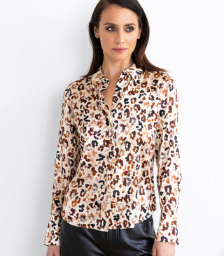 go le blouse slim print