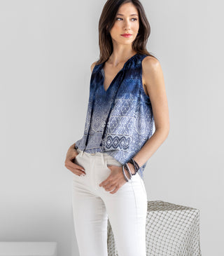 go quite a stretch top print