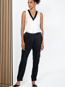 go luxe cargo hold pant