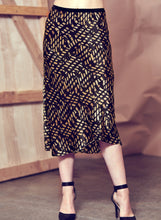 Load image into Gallery viewer, ICONIC go luxe bias skirt print
